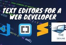 Best 5 Text Editors For Developer