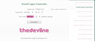 Social Logos Generator