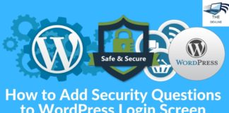 How to Add Security Questions to WordPress Login Screen