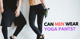 can guys wear women's yoga pants