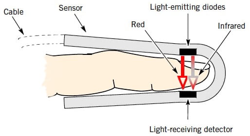 How does an oximeter work?