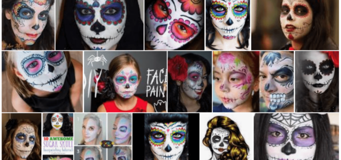 Sugar Skulls Face Paint