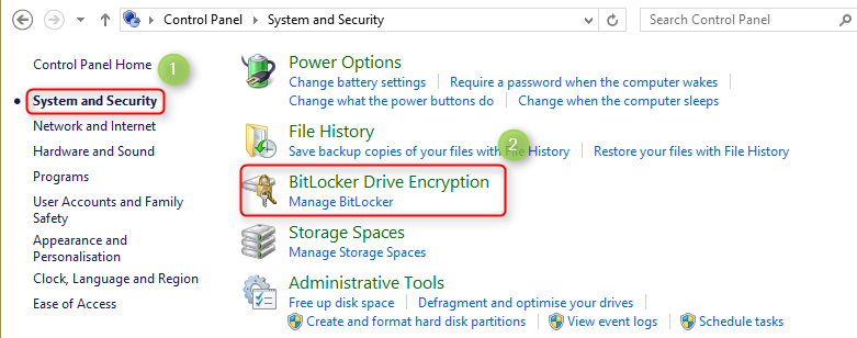 How to set drivers password on Windows